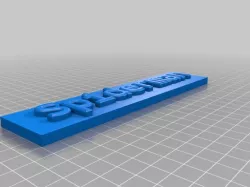 Spiderman name plate customizable text