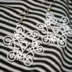 Spiral earring / Boucle d'oreille spirale