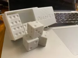 Standard Dice with a Box 