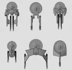 Star Trek starship parts kit expansion #2: FASA Trek ships