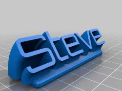 Steve Name Plate 