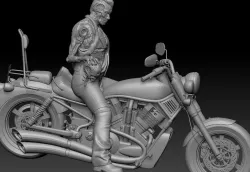 Terminator on Bike 