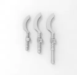 Terminator / Rubic Khopesh Power Sword and Khopesh Occult Power Staff