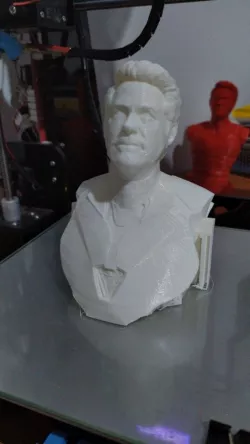 Tony Stark Bust (With Iron Man armor from Avengers: Endgame)