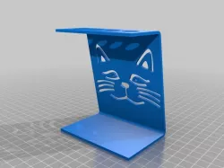 toothbrush stand with cats image