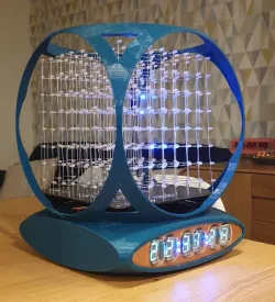VFD LED Light Cube Clock