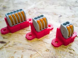 Wago 222-412/413/415 Holder/Mount (2019 version)