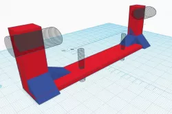 Wall Bracket for Nano Talon & Bixler3 Bixler2 (no landing gear) RC Model Plane 