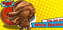 White speaker chibi miniature