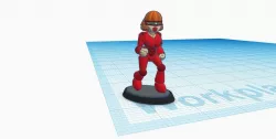 28mm Roller Girl Decker DnD D&D Pathfinder Starfinder shadowrun