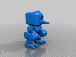 28MM War Walker mech tank
