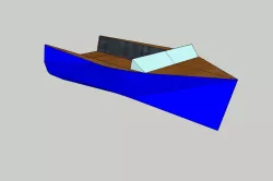 3D boat for playmobil underwater engine or similar