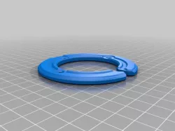 Adaption plate for Unifi AP AC Lite to fit euro type wall box