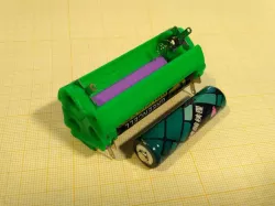 Battery holder for 3x 14500, AA