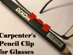 Carpenter's Pencil Clip for Glasses