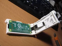 case for raspberry pi zero wh + fisheye mini camera