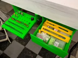 CNC Tool Mill Holder and Clamp Drawer