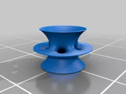 Costa-Hoffman Genus IV, 3-Ended Minimal Surface