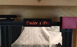 Ender3 / 3 Pro Light Name Plates