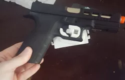 Glock 17 Trigger Lock Holster w/ Molle Clip