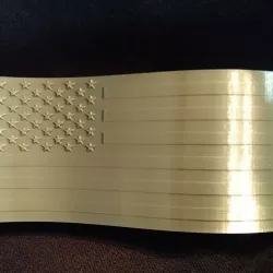 Glowing American Flag