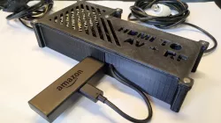 HDMI To AV and RF converter case (see description)