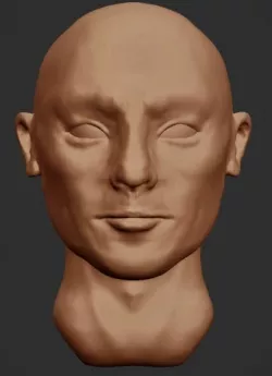 Head Sculpture (more manly)