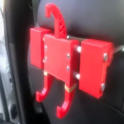headrest mount for ipad and ipad mini with a case