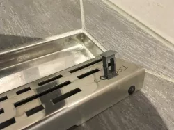 hidden handles for shower drain (TECE Drainline)