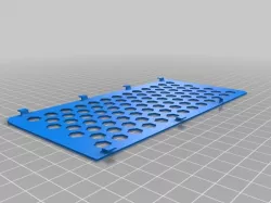 HP 2000 Laptop bottom plate hard drive cover with honeycomb vents