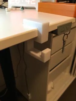 IKEA BEKANT DESK CABLE HOOK