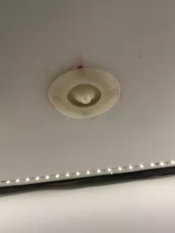 IKEA Stuva enclosure Porthole pass-through (for Shelf) with swivel guide
