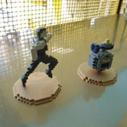 Impossible Mission 8-Bit Figures