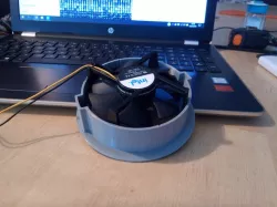 Intel processor fan case