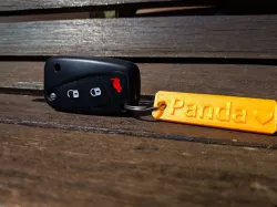 Keychain - Fiat Panda (Portachiavi Panda)