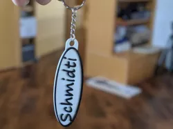 Keychain with NFC