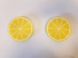 Lemon coaster - Dessous de verre rondelle de citron