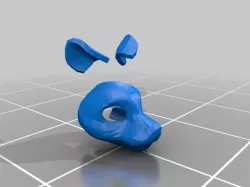 Leopard fursuit head