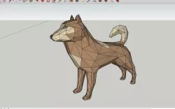 Low Poly dog