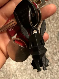 Low Poly Eevee Keychain