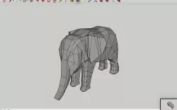 Low Poly Elephant