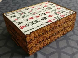 Mahjong Case, Pimped Version, Laser Cut