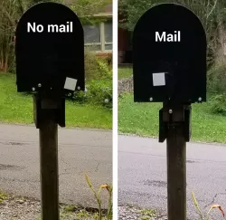 Mailbox delivery notifier