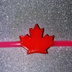 Maple leaf for glow stick bracelet 