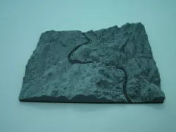 Middletown CT River Elevation map 