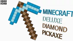 MINECRAFT DELUXE DIAMOND PICKAXE 