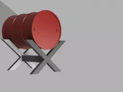 Model steel drum