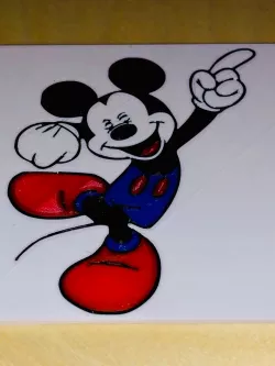 Multicolor Mickey 3D printable