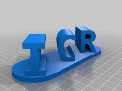 My Customized dual words illusion AKA "I Love You" sign