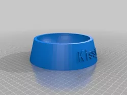 My Customized Fully Parametric Dog / Cat Food Bowl kissy